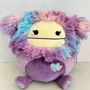 Eden Squishmallow Plush – Pastel Fuzzy Hair Valentine Edition